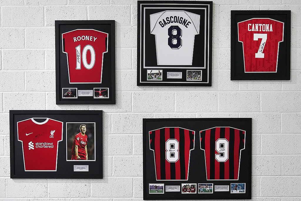 20% off Framed Signed Shirts