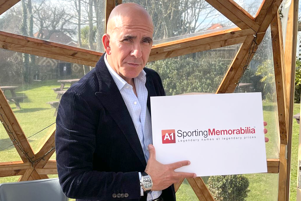 Paolo Di Canio signs with A1 Sporting Memorabilia on the 28th March 2025, in London, UK.