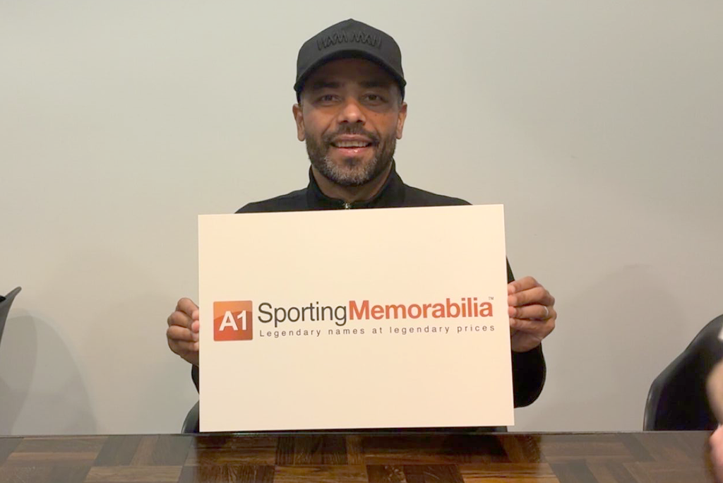 Ashley Cole signs with A1 Sporting Memorabilia on the 20th November 2025, in London, UK.